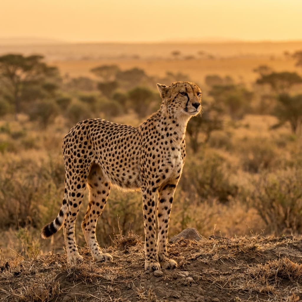 Cheetah on the Hunt