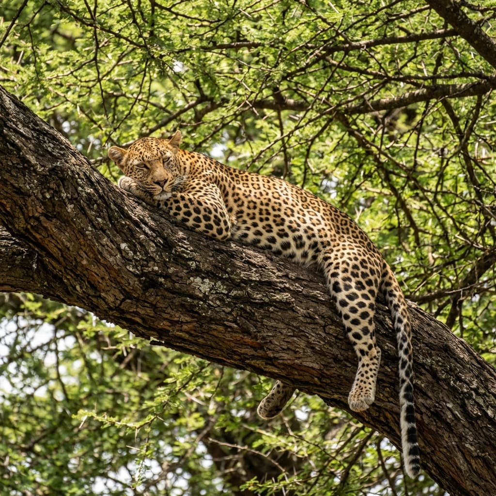 Leopard in Tree